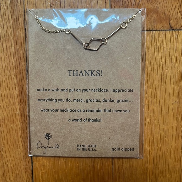 Dogeared Gold Dipped Necklace - Picture 1 of 5
